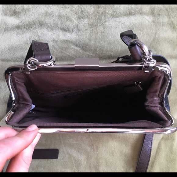 Halogen CrossBody Leather Bag - Picture 3 of 5